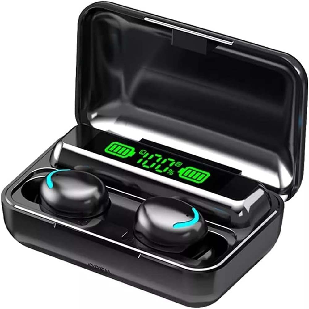 032b2cc936860b03048302d991c3498f1749622734.jpg F9-5 Bluetooth Earbuds with 3500mAh Power Bank - 8D HiFi Stereo, Waterproof Wireless Headphones with LED Display Compitable for iPhone/Android/PC - Image 1