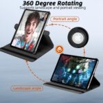 iPad 10th Gen 10.9" Leather Case - 360° Rotating Smart Cover with Auto Sleep/Wake & Multi-Angle Stand (Multi Colour) - Image 3