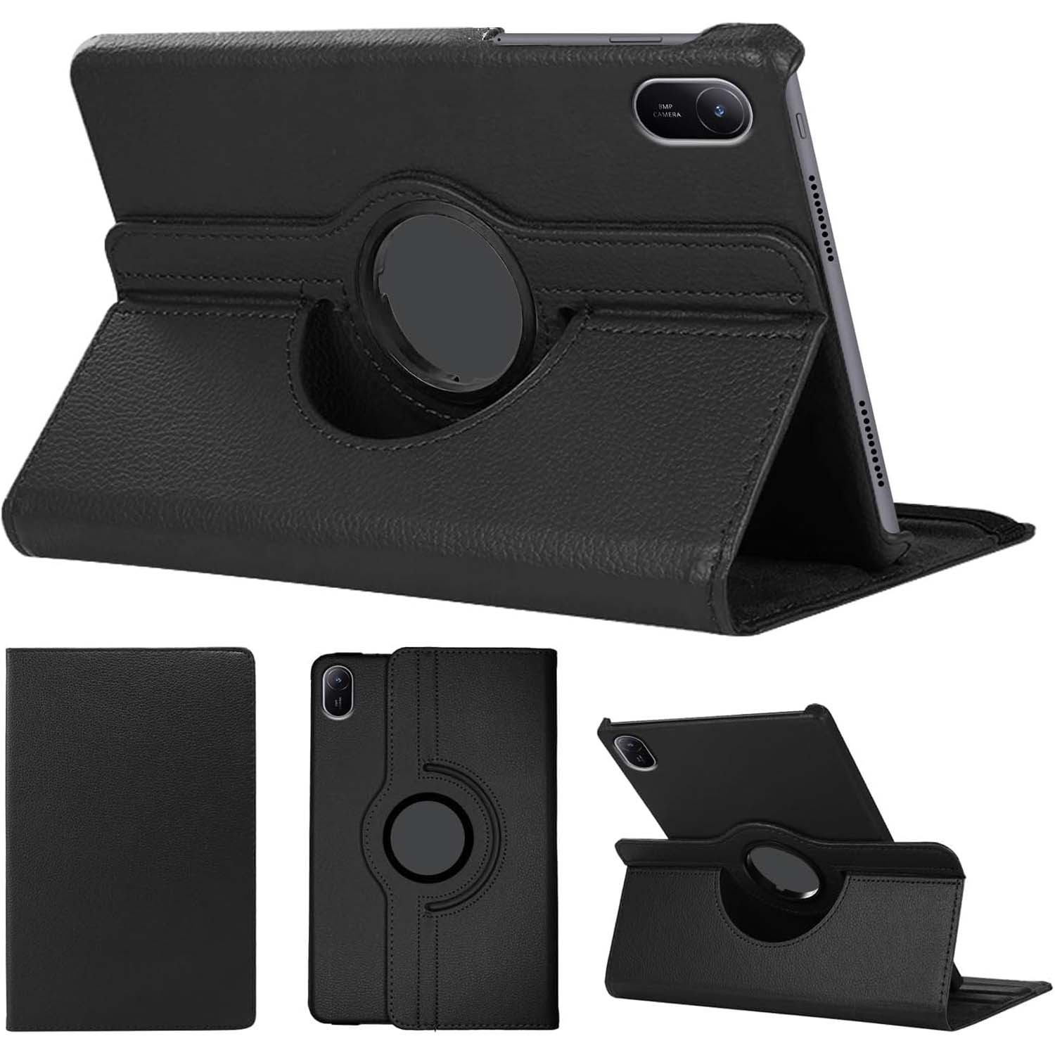 799bad5a3b514f096e69bbc4a7896cd91749822436.jpg 360° Rotating Leather Stand Cover Case Compitable for Huawei MatePad 11 2024 - with Auto Wake/Sleep (Multi Colour) - Image 1