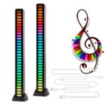 32-Bit RGB Music Rhythm Light - Sound-Activated LED with Tripod Stand, Voice Control, 3D Effects for Parties & Home Decor
