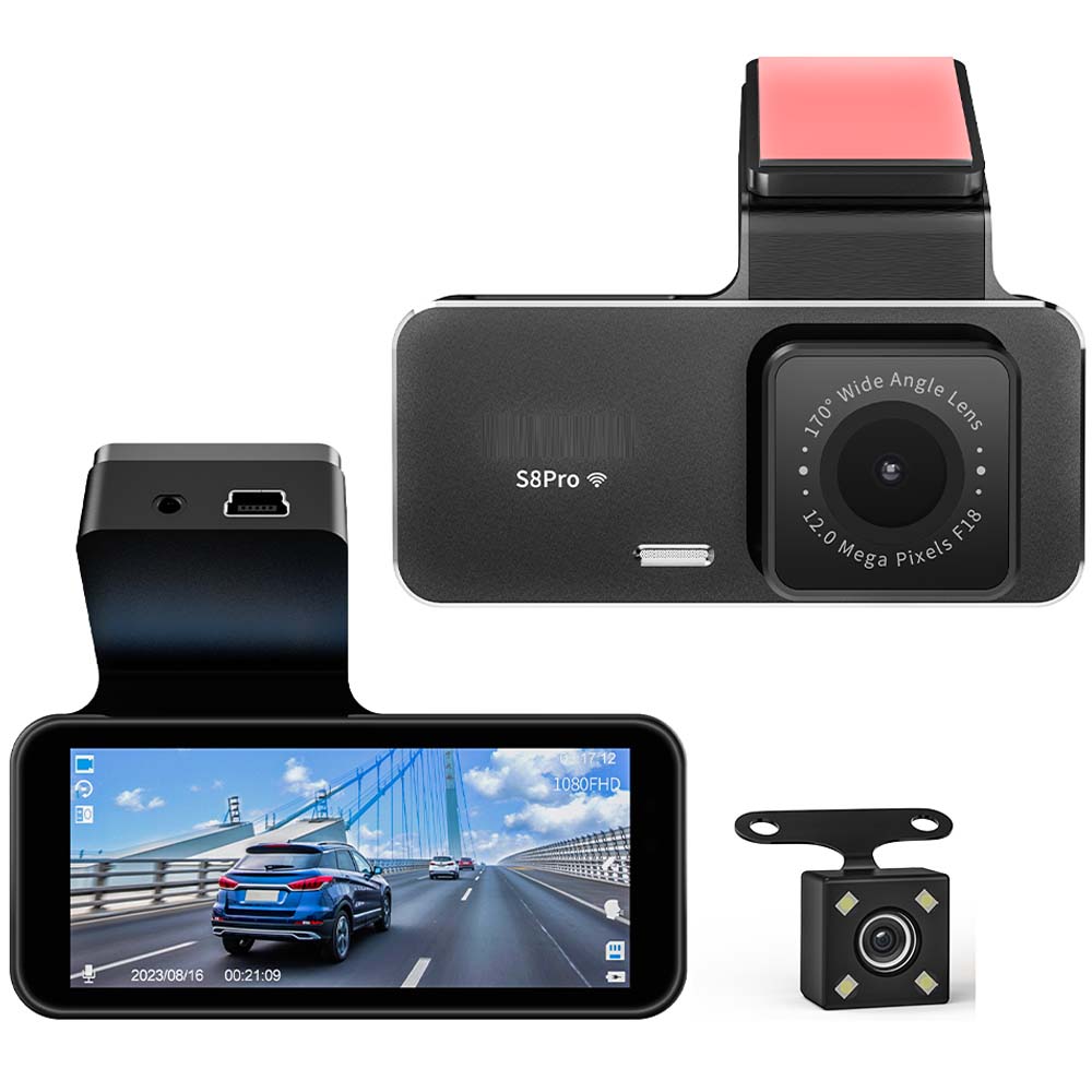 cf113c2427999ffb3d5cc5dbfc1154c41750490498.jpg 2K+1080P Dual Dash Cam - Front & Rear Car Camera with WiFi, Parking Mode & 256GB Support - Image 1