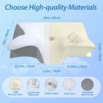 Memory Foam Cervical Pillow - 2-in-1 Ergonomic Orthopedic Pillow for Neck Pain Relief, All Sleeping Positions - Image 5