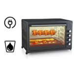 55L Electric Countertop Oven OE-1419 w/ Rotisserie & Convection - Auto Shut-Off, Stainless Steel Heating for Baking/Toasting/Broiling - Image 3