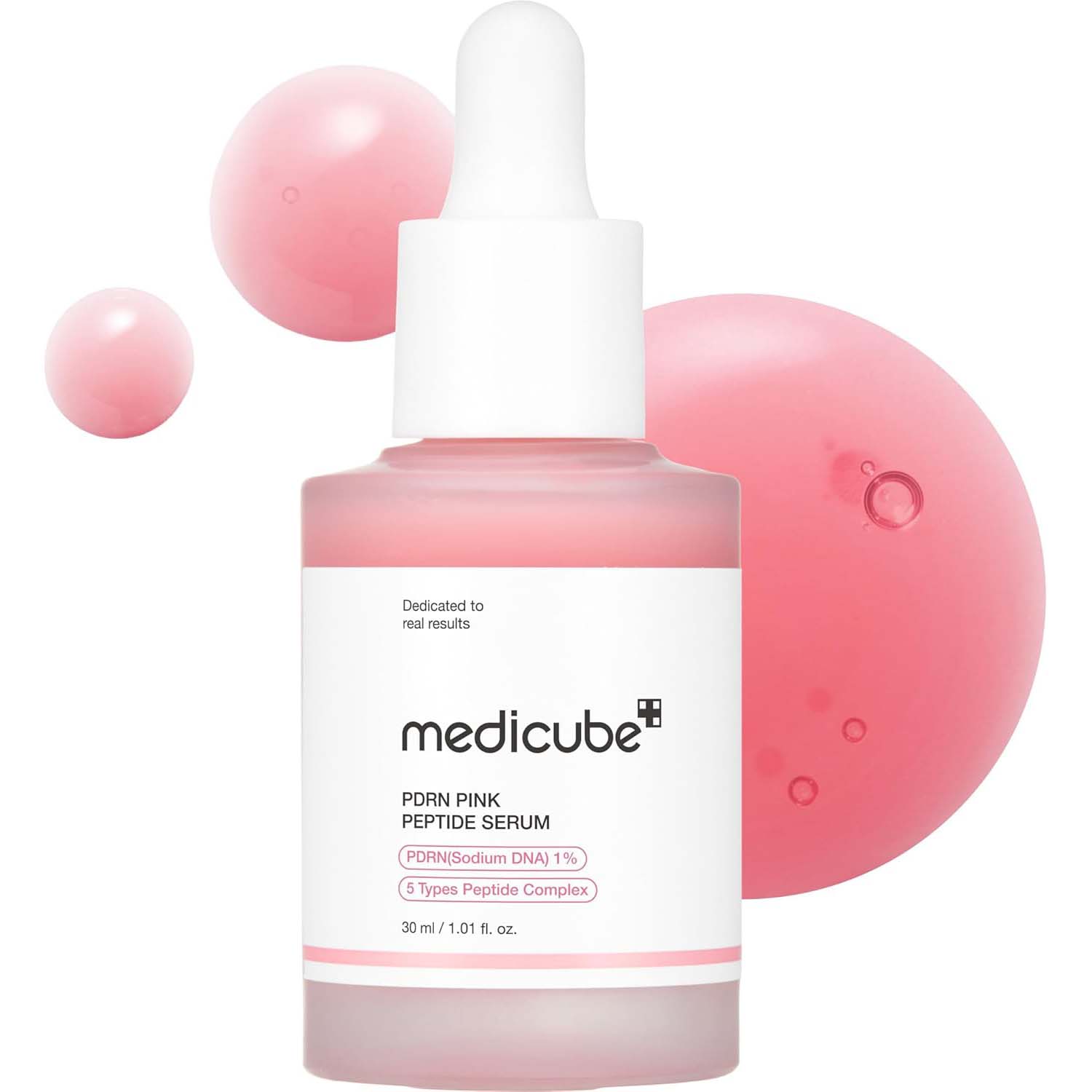 f3ccdd27d2000e3f9255a7e3e2c488001758287857.jpg Medicube PDRN Pink Peptide Serum with Niacinamide for firming, hydrating & brightening skin tone. Korean glow serum. - Image 1