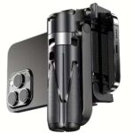 P15T Mini Selfie Stick Tripod - Extendable Phone Stand with Wireless Remote for Android & iPhone Vlogging, Portable Travel Tripod