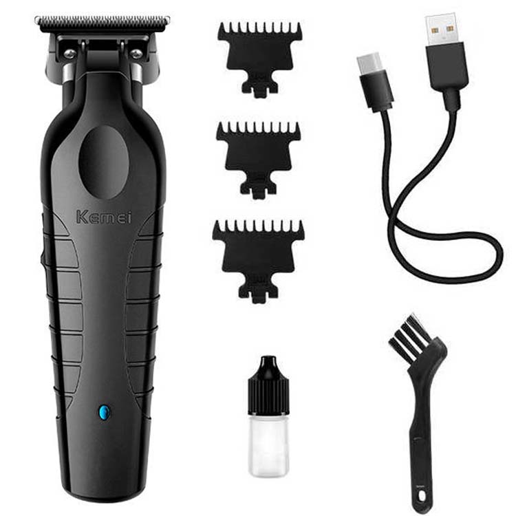 b9fb9d37bdf15a699bc071ce49baea531758885762.jpg Kemei KM-2299 Professional Cordless Hair Clipper 1200mAh USB rechargeable trimmer for barber-grade haircuts at home or salon. - Image 1