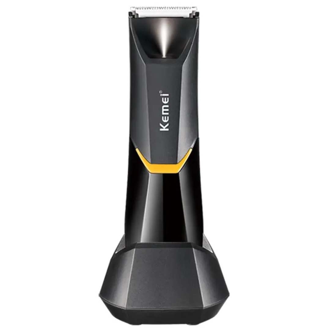 c57de7ffb63a04971dc3a933cf2f080d1758885418.jpeg Kemei KM-3208 Professional Body Hair Trimmer. LED light, USB charging, waterproof for precise men & women intimate shaving. - Image 1